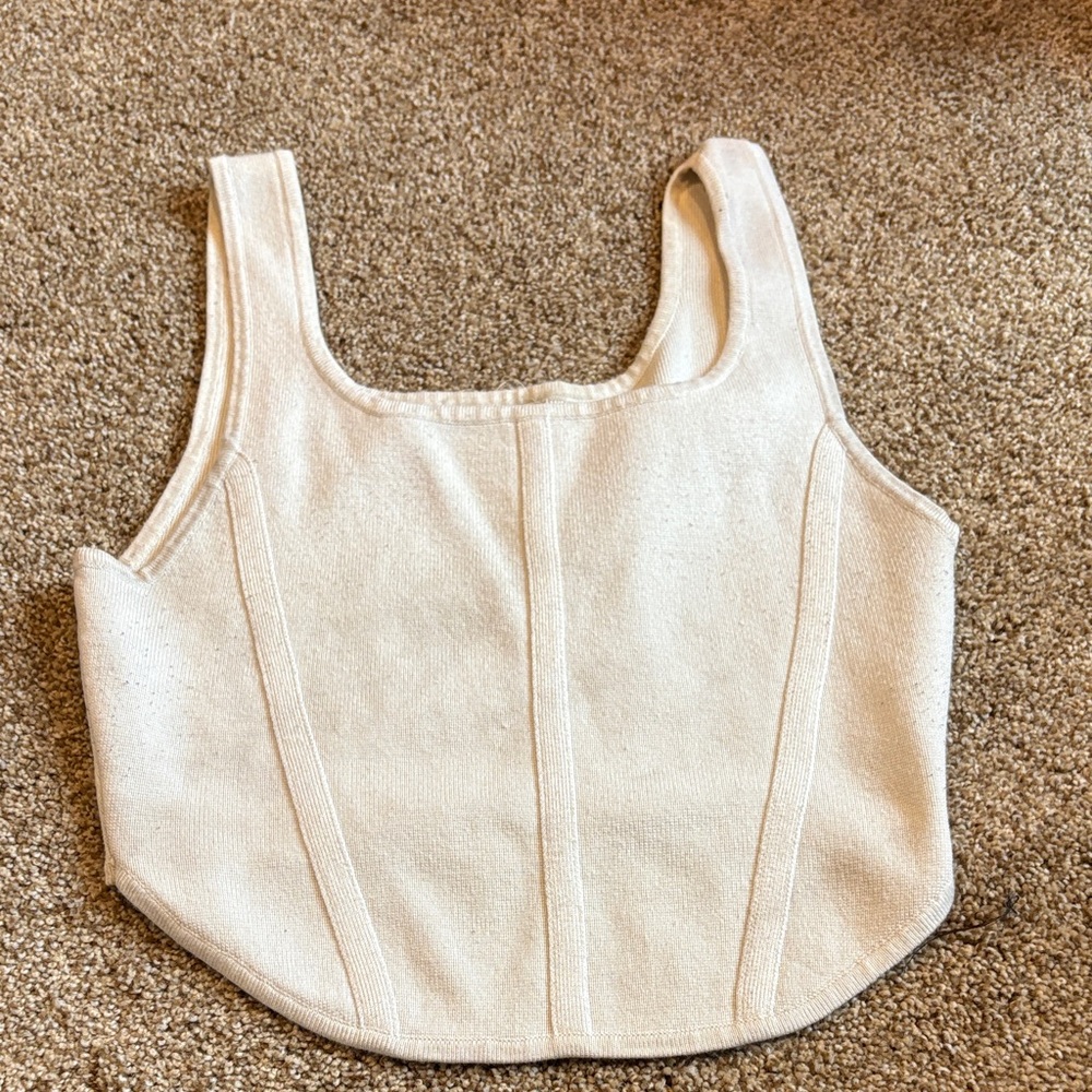 Altar'd State Cream Tank Top